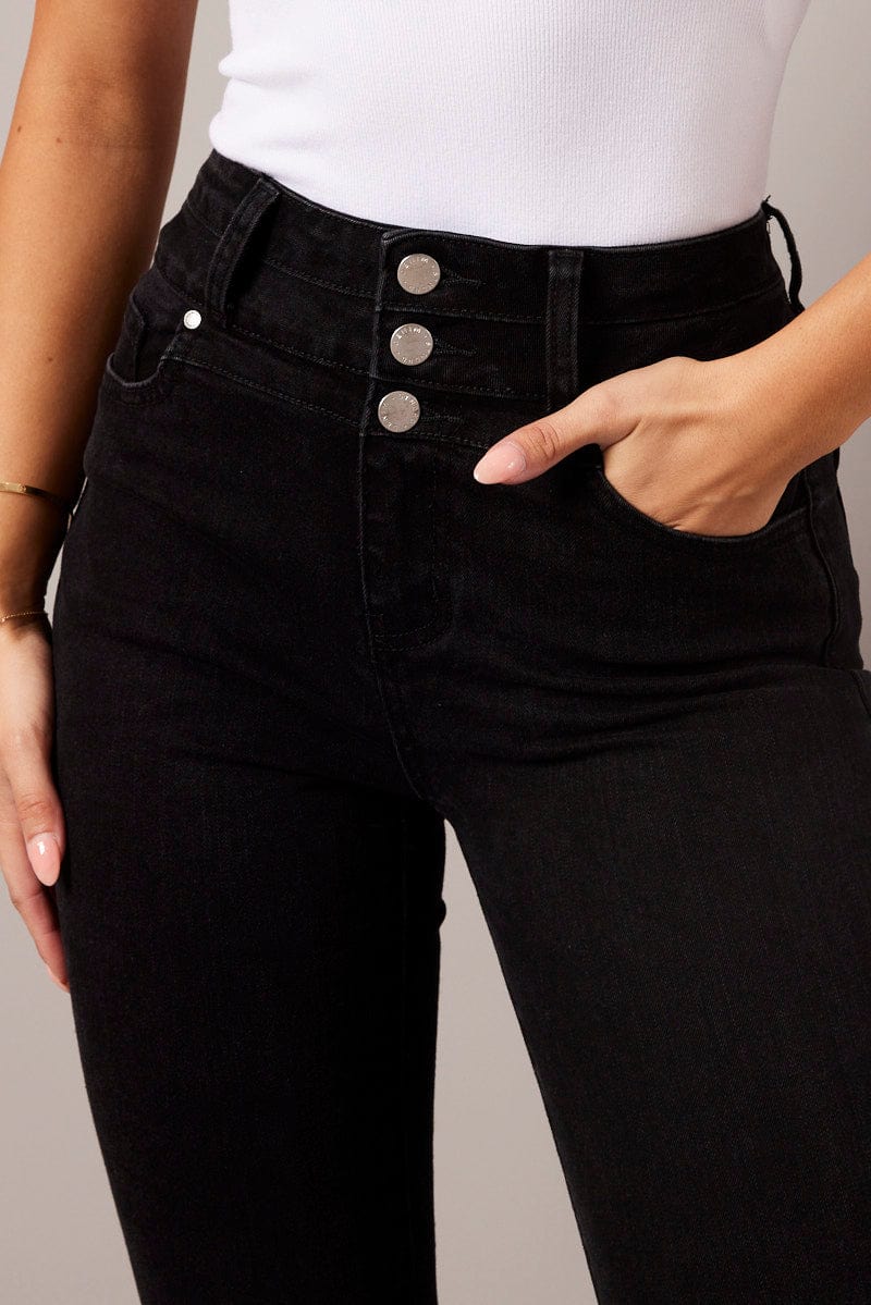 Black Skinny Jean High Waist