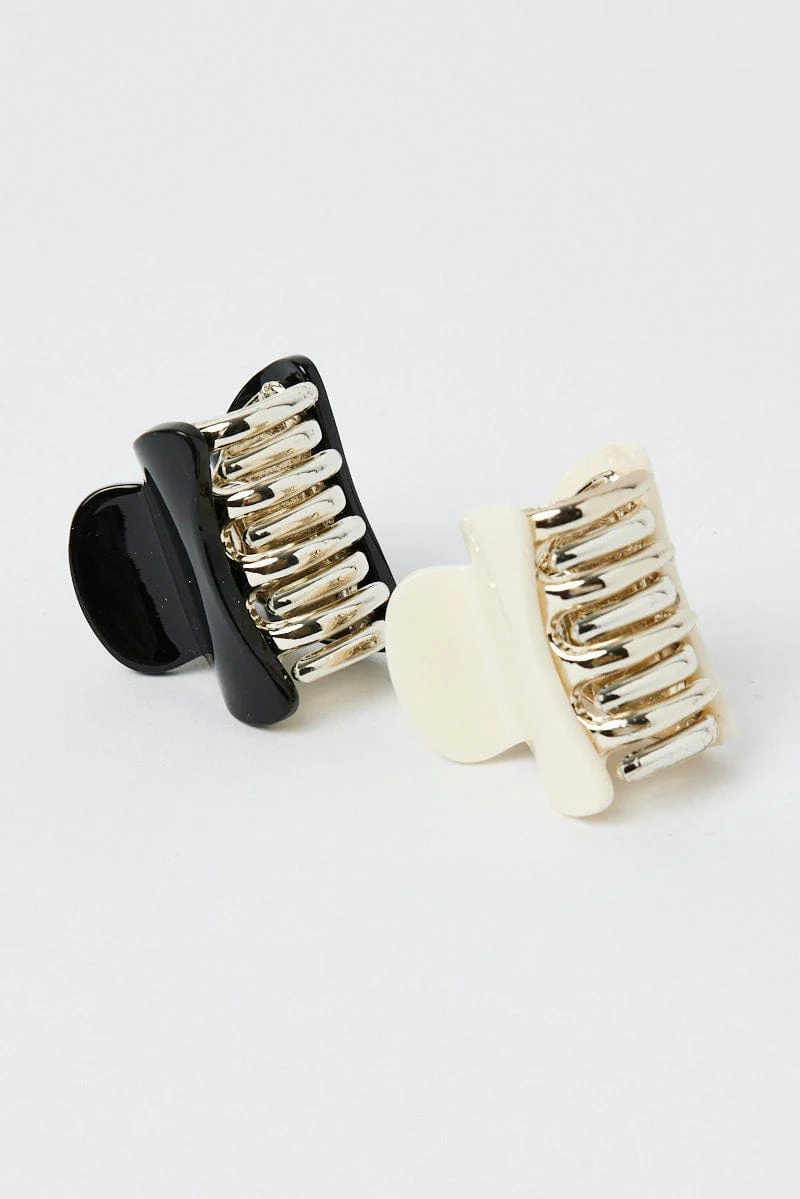Multi 2 Pack Claw Clips