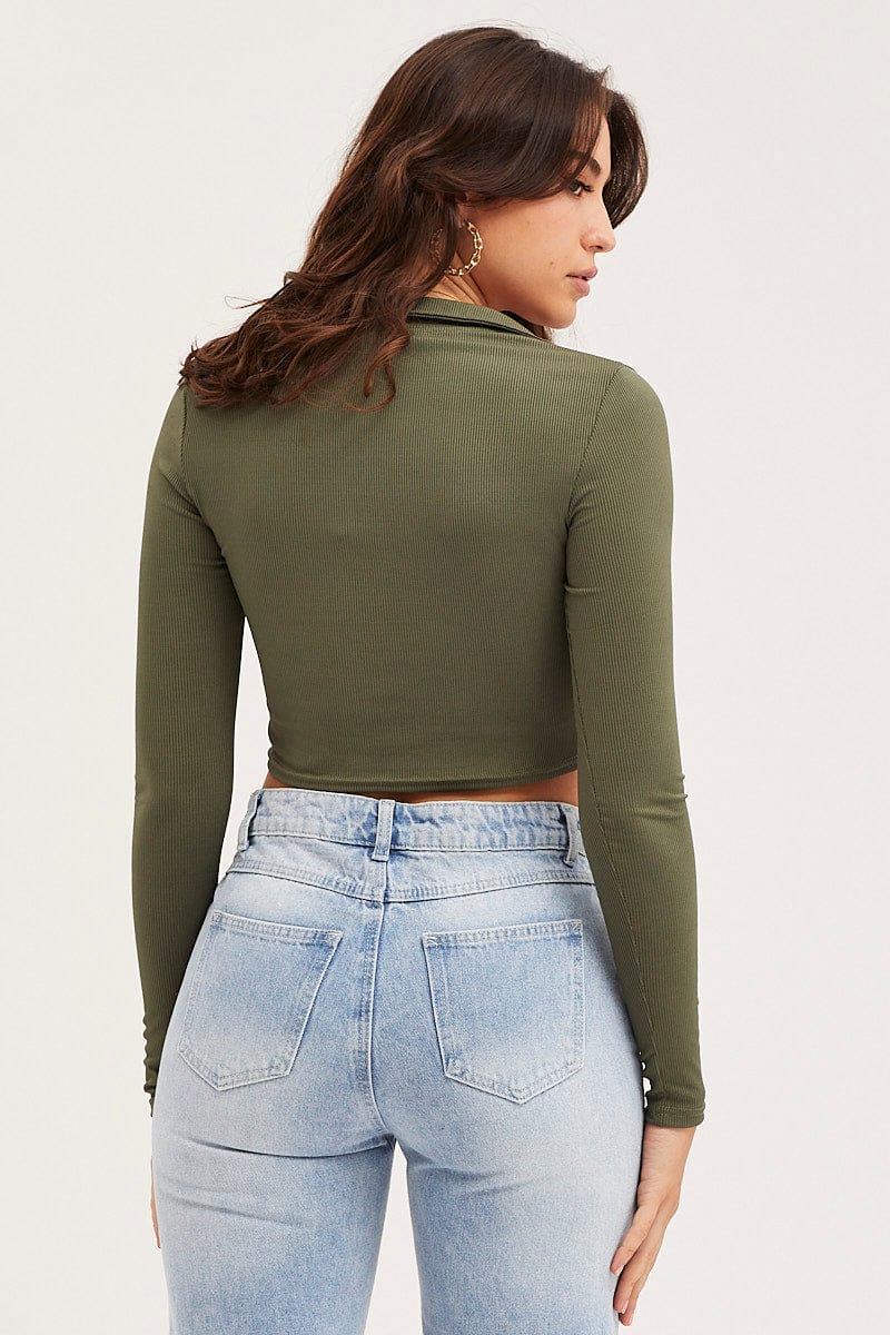 Green Top Long Sleeve