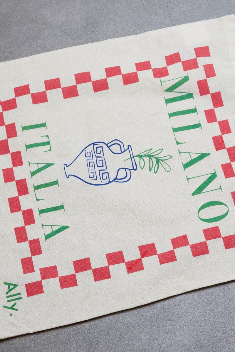 Multi Print Printed Tote Milano Italia Pizza Box Themed