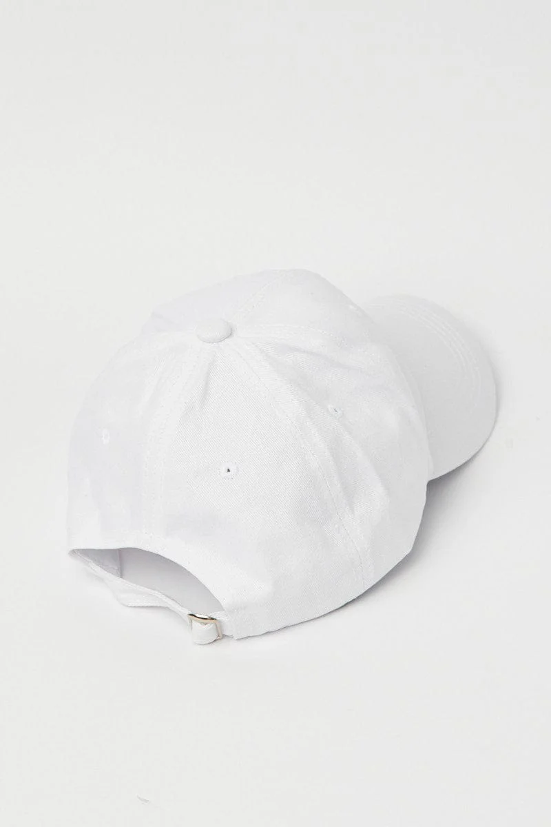 White New York Dad Cap