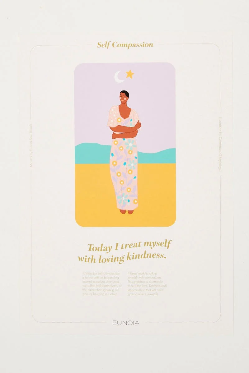 Print Eunoia Soul Ritual Self Compassion A4 Print Only
