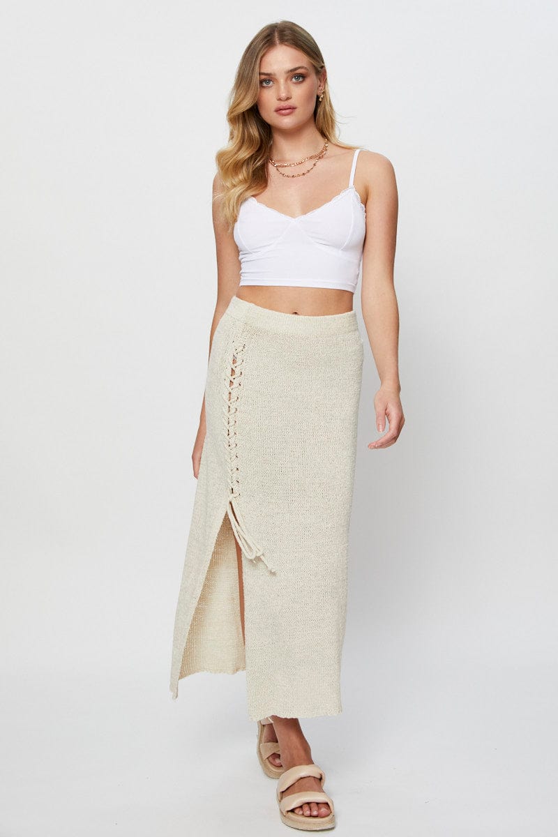 White Crop Top Lace