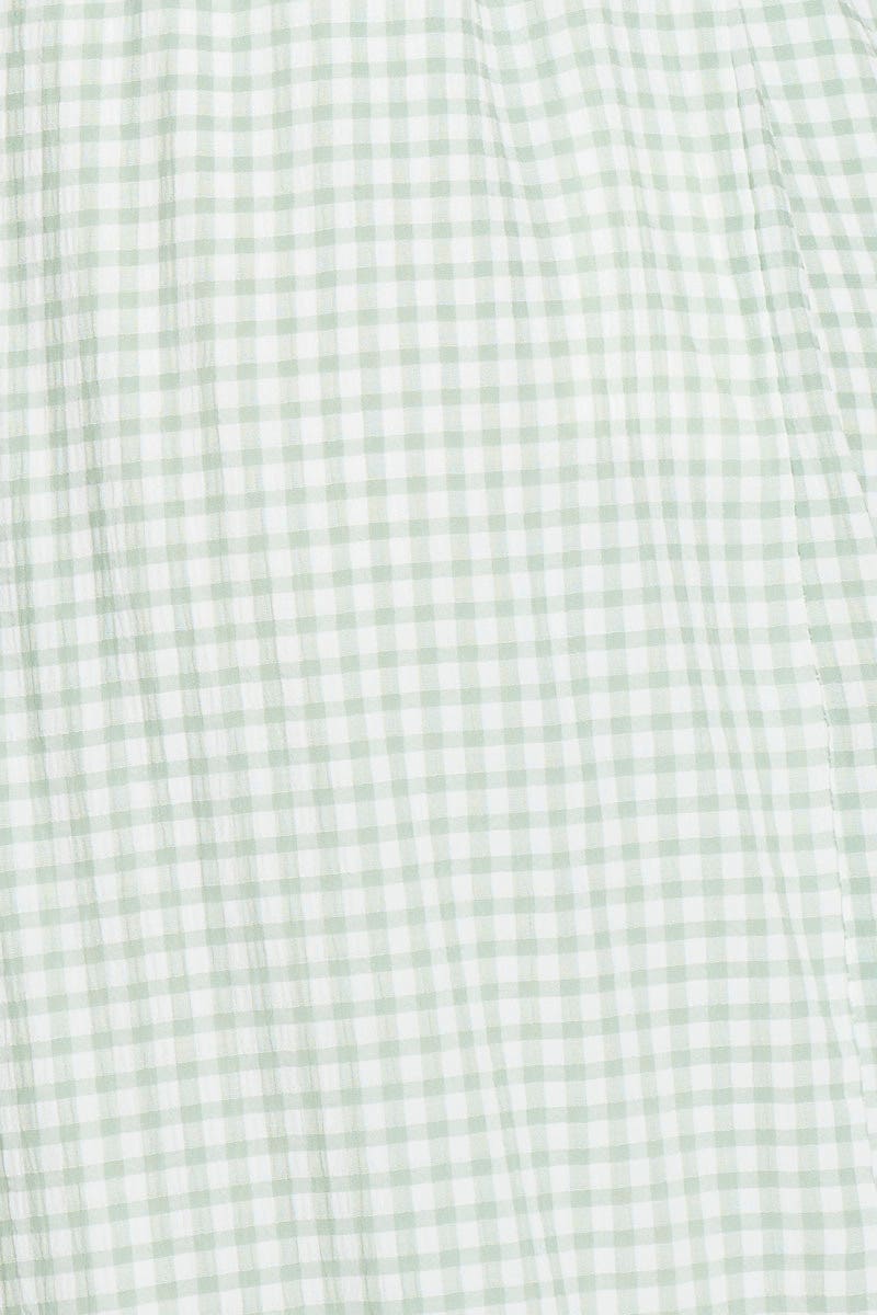 Check Maxi Dress Sleeveless