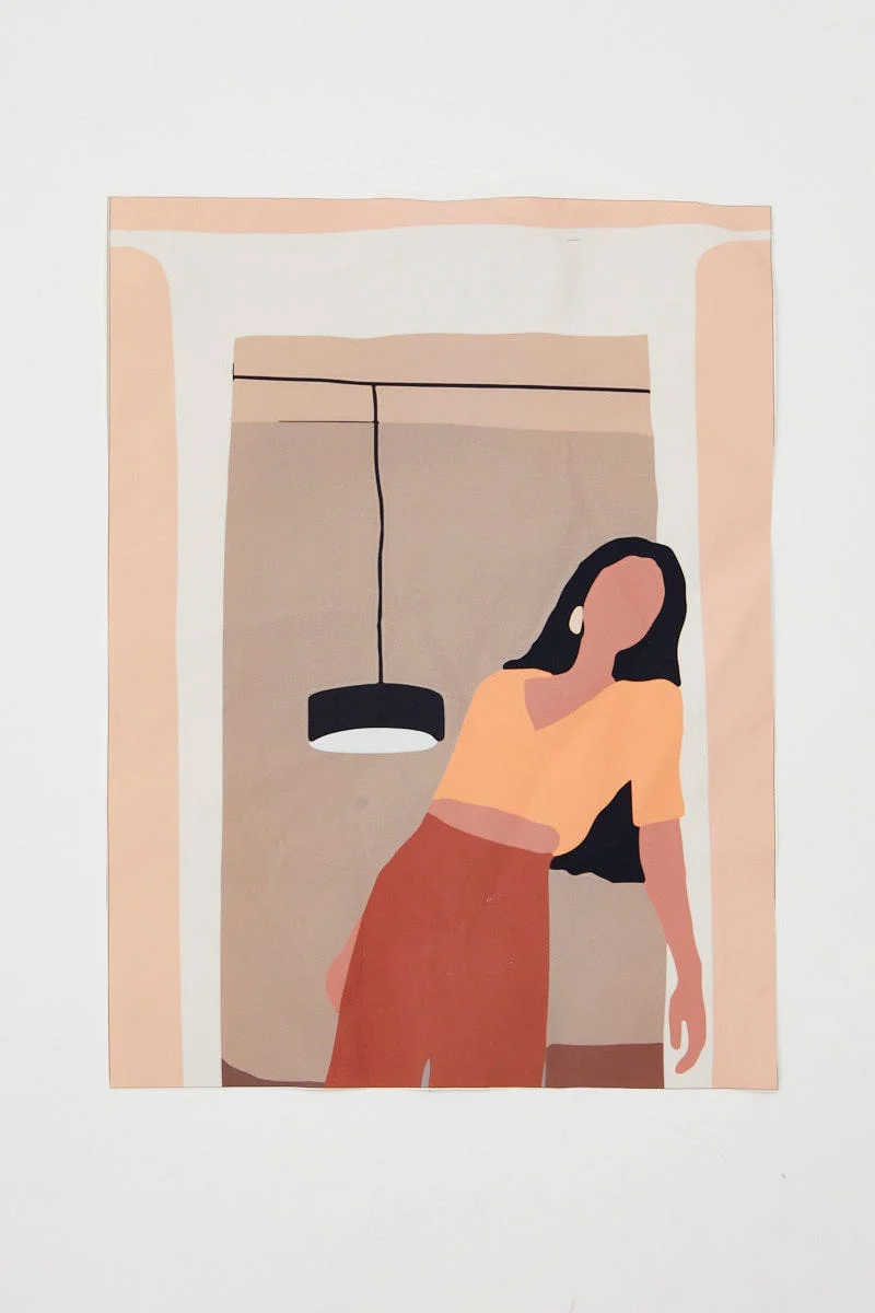 Print Girl Illustration Print A3 30Cm X 40Cm