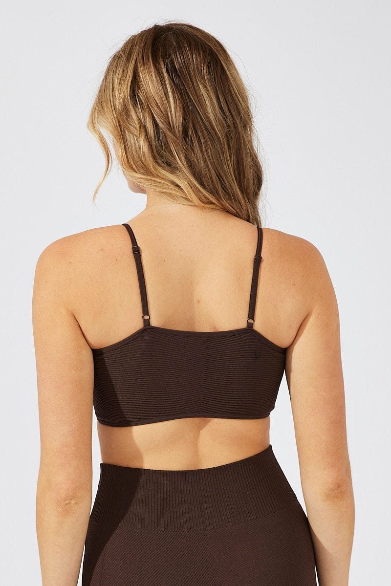 Brown Bralette Seamless