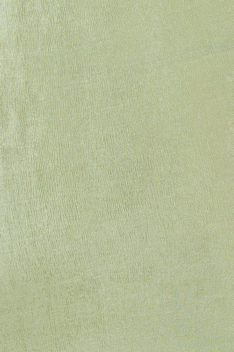 Green Bodycon Dress Short Sleeve Mini