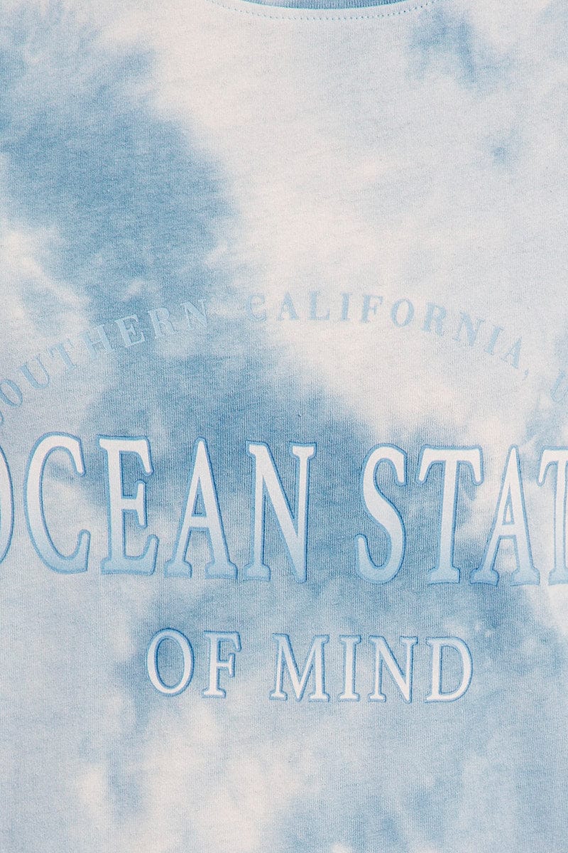 Multi Colour Short Sleeve Graphic Tee