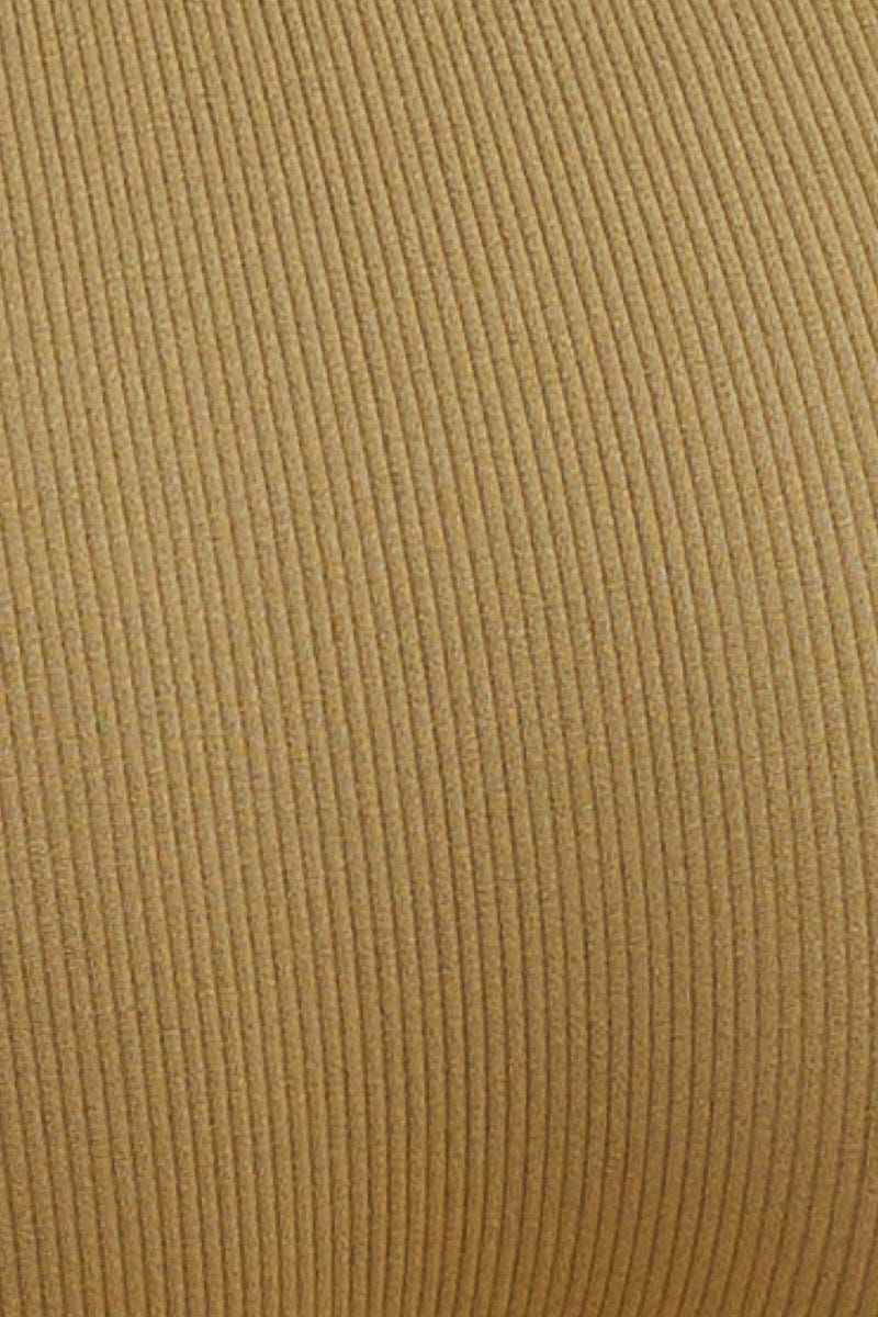 Green Highneck Seamless Cami