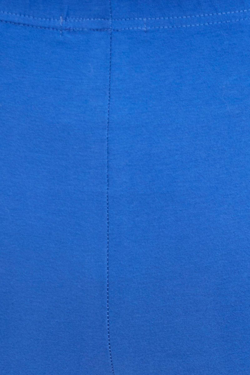 Blue Bike Shorts Cotton