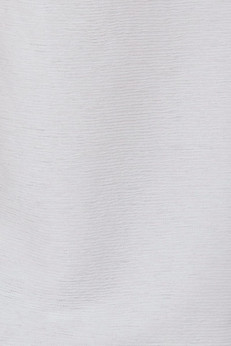 White Tank Sleeveless Round Neck