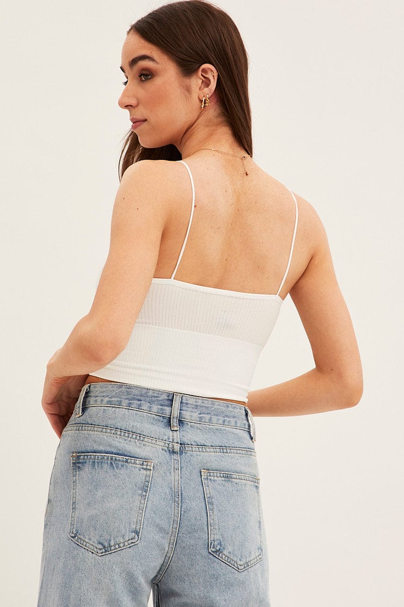 White Bralette Seamless