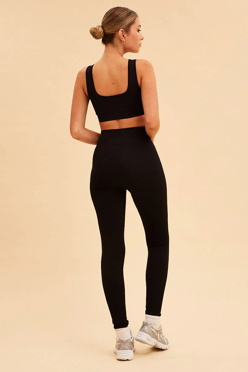 Black Nico Seamless Legging