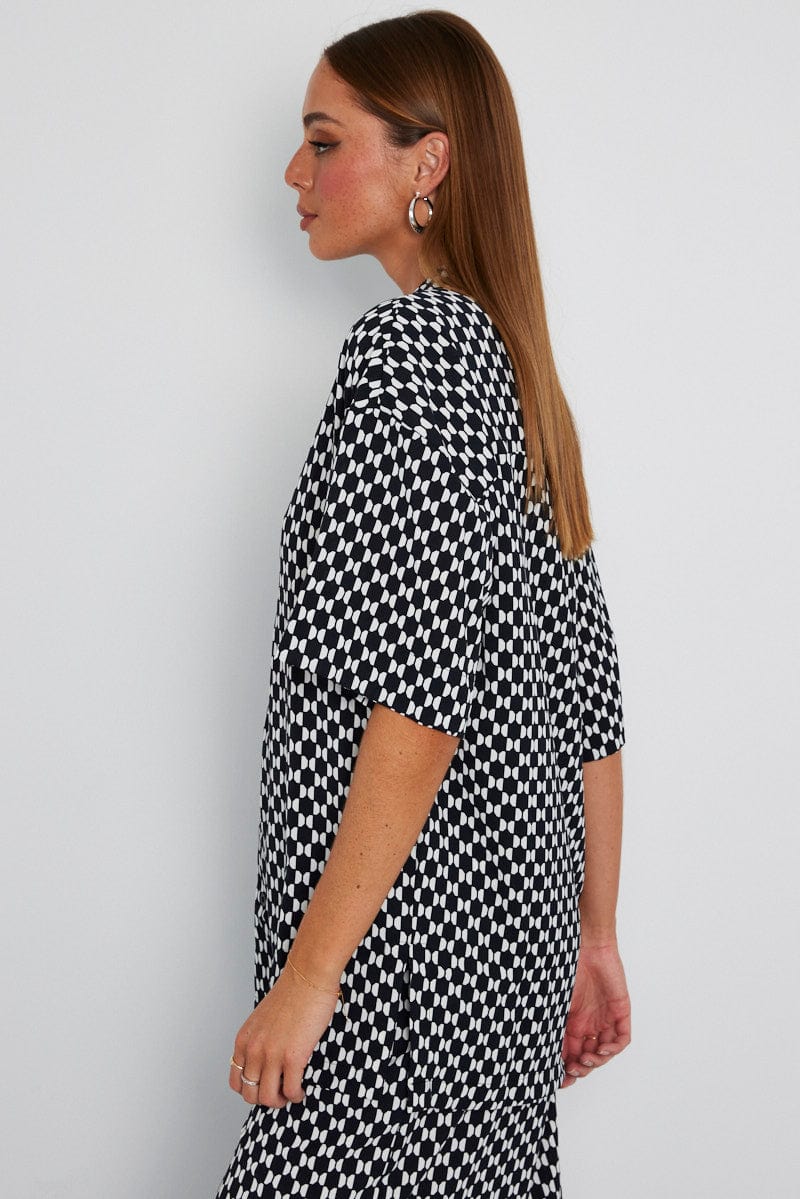 Multi Geo Shirt Short Sleeve