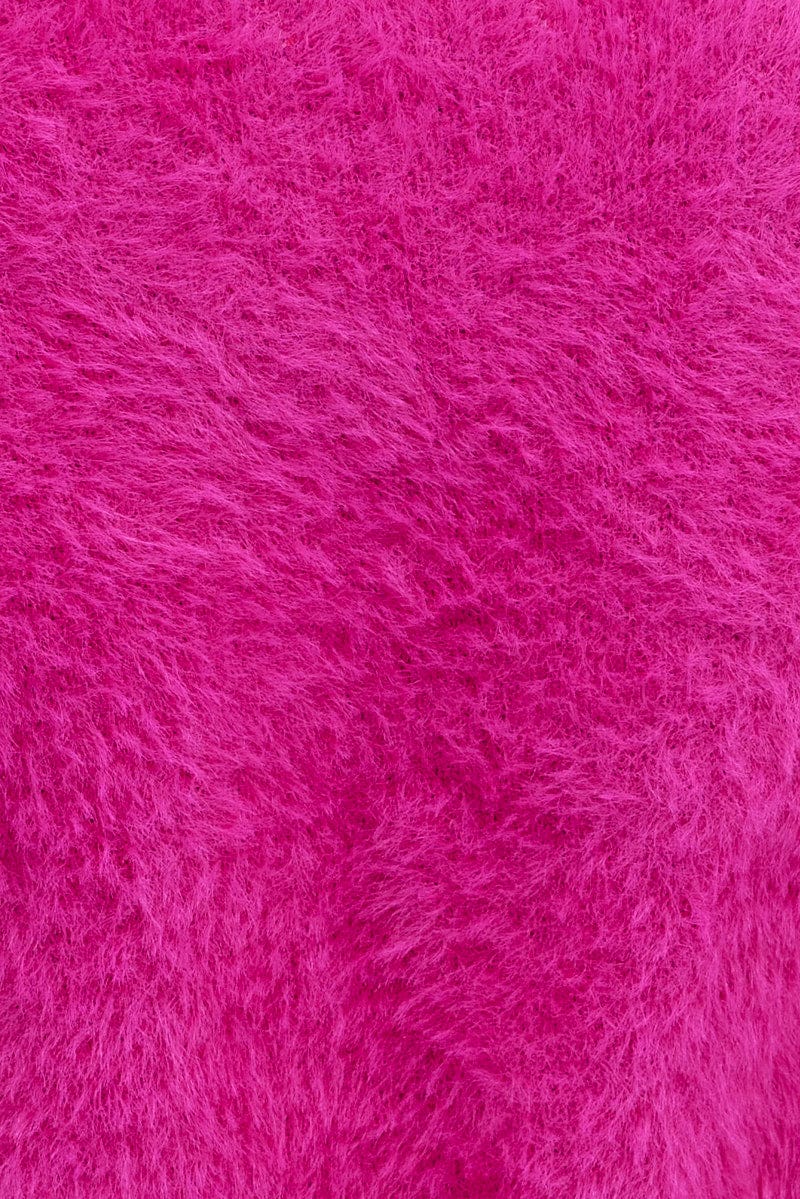 Pink Fluffy Cardigan