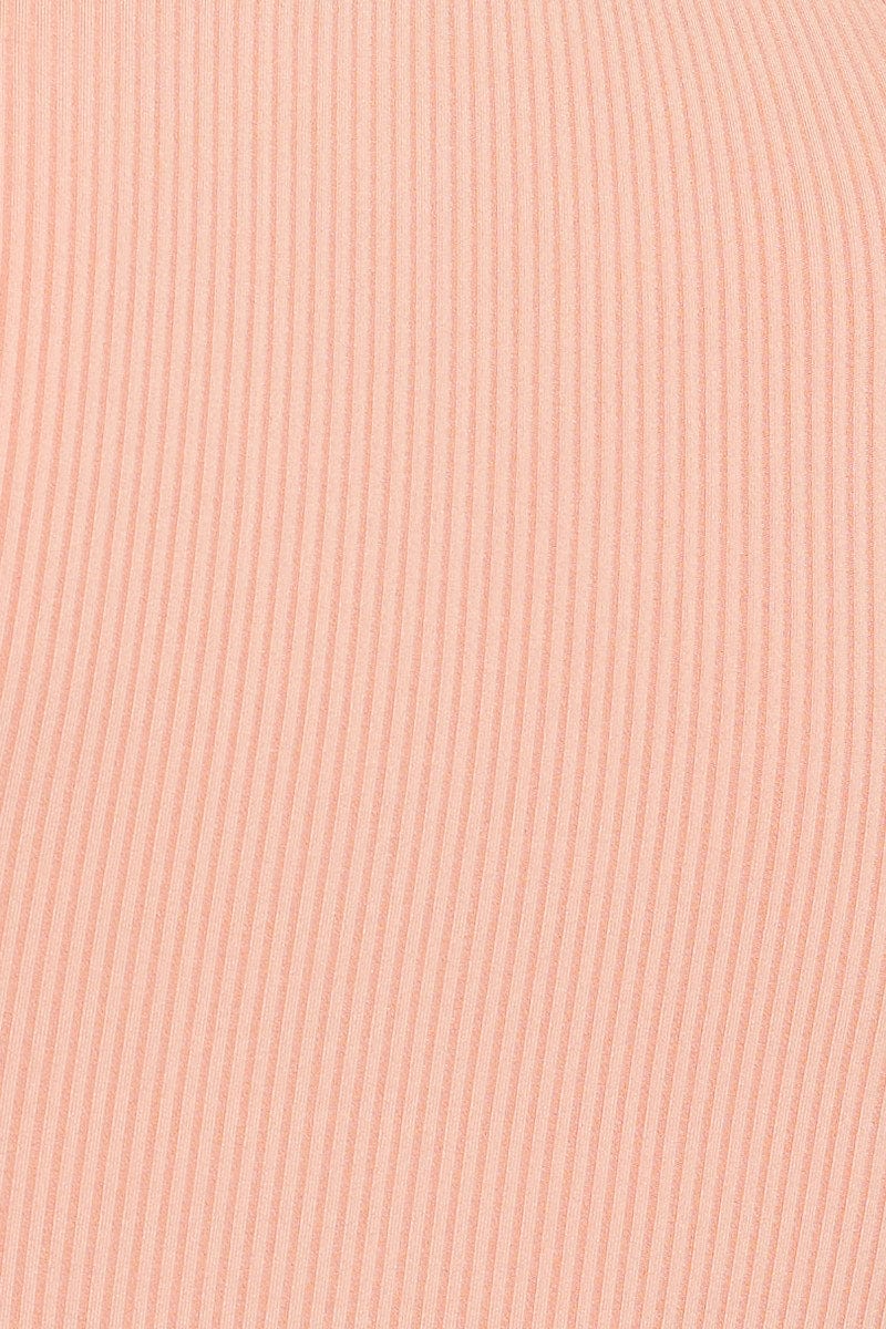 Orange Cut Out Top Crop