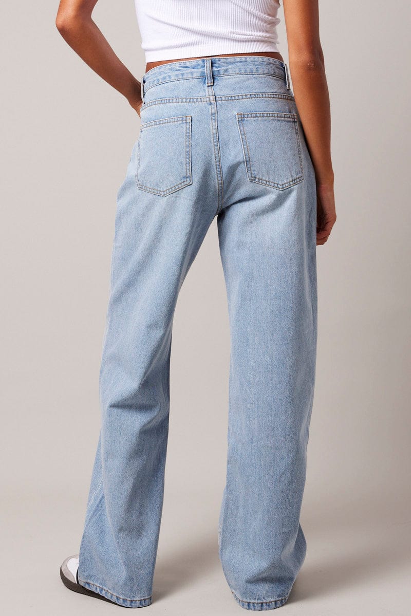 Denim Straight Jean High Rise