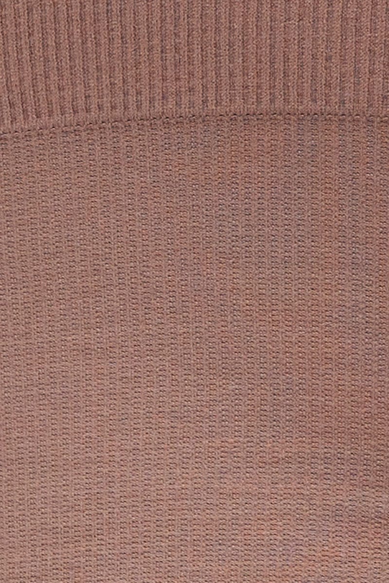 Brown Crop Singlet Top Seamless