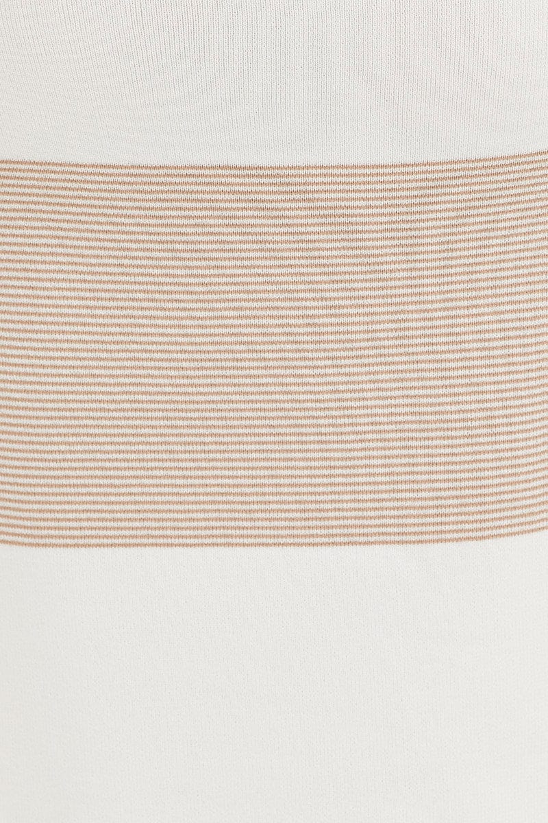 Multi Knit Midi Dress