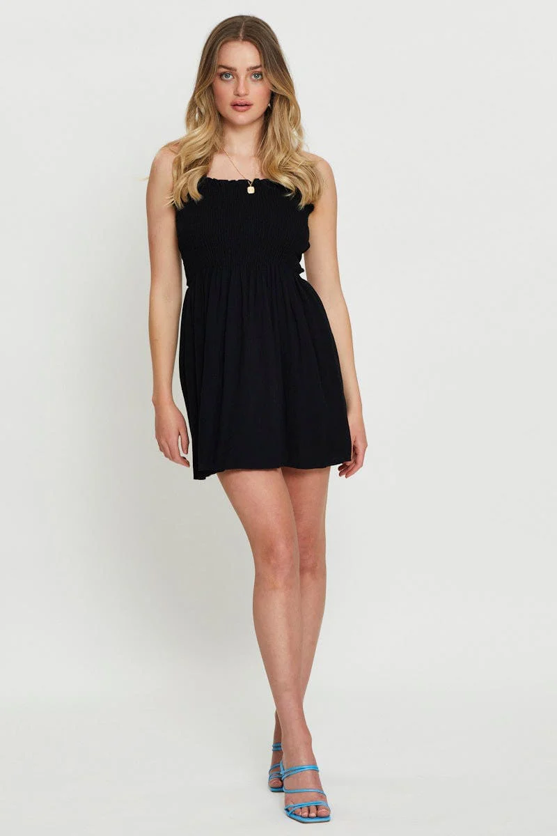 Black Mini Dress Sleeveless