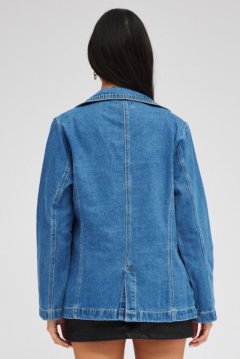 Denim Denim Jacket Long Sleeve