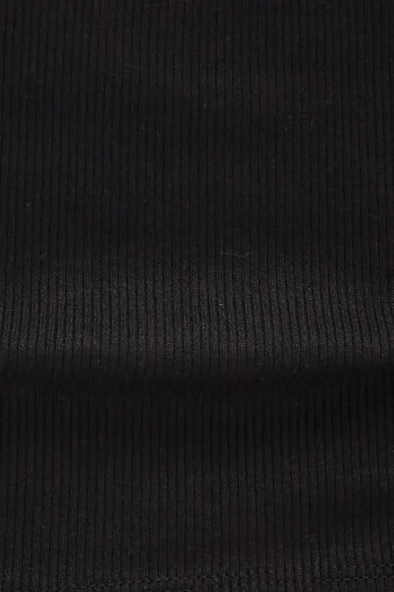 Black Top Short Sleeve Cami