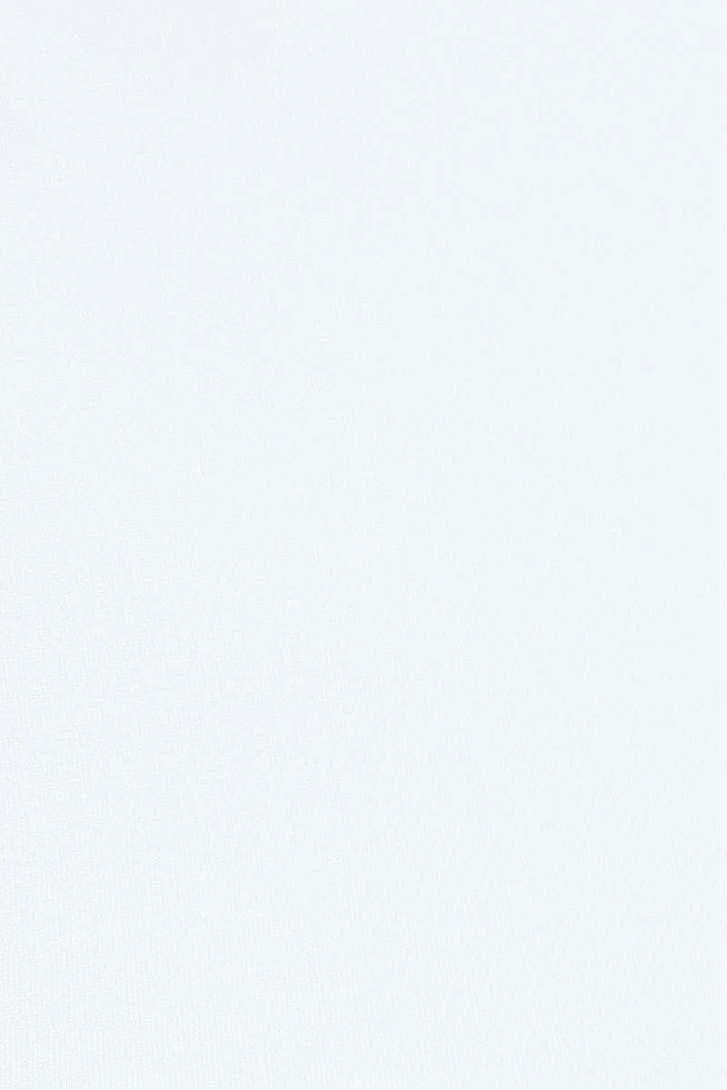 White Tank Top Crew Neck Supersoft