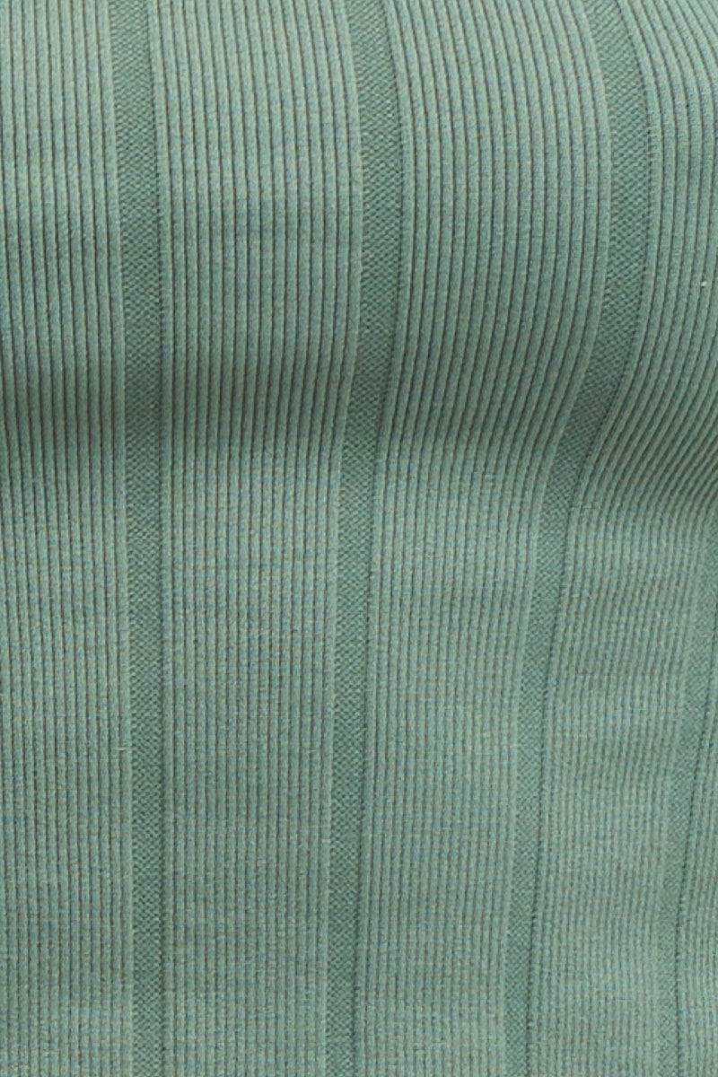 Green Tank Top Sleeveless Seamless