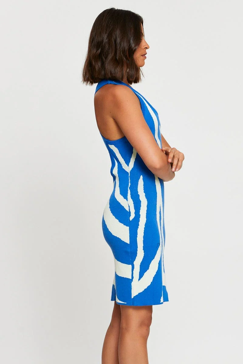 Print Bodycon Dress Mini