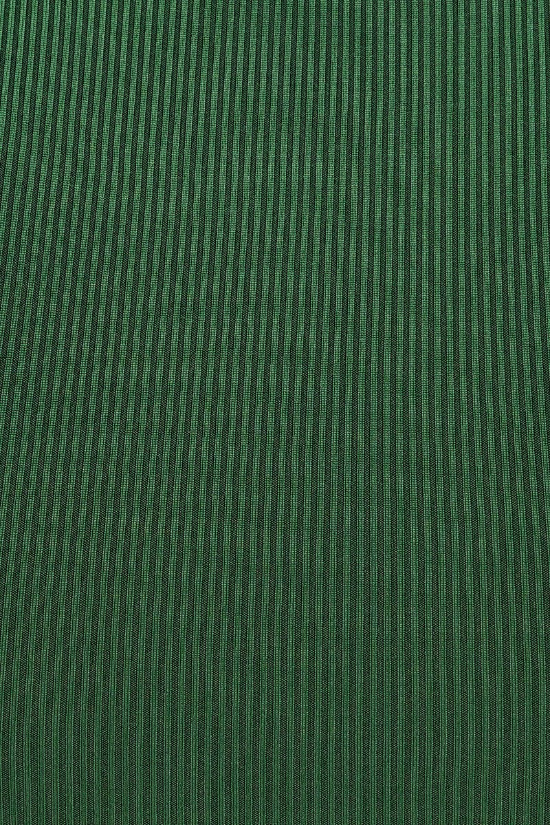 Green Basic Jersey Top