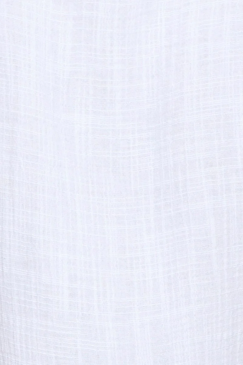 White A Line Dress Mini