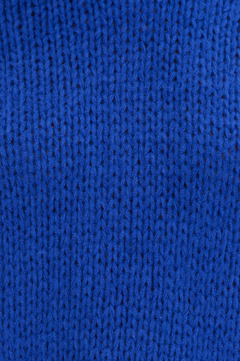 Blue Oversized Sweater