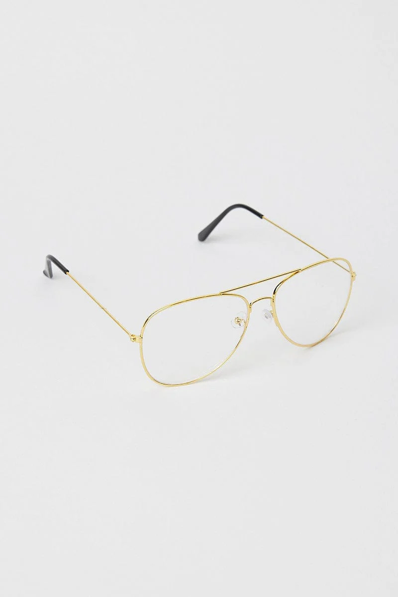 Metallic Fashion Glasses