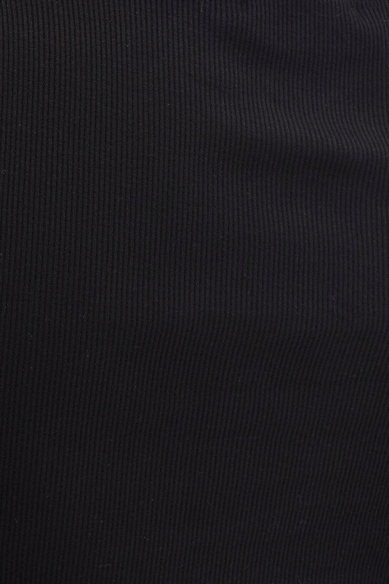 Black T Shirt Short Sleeve Crew Neck