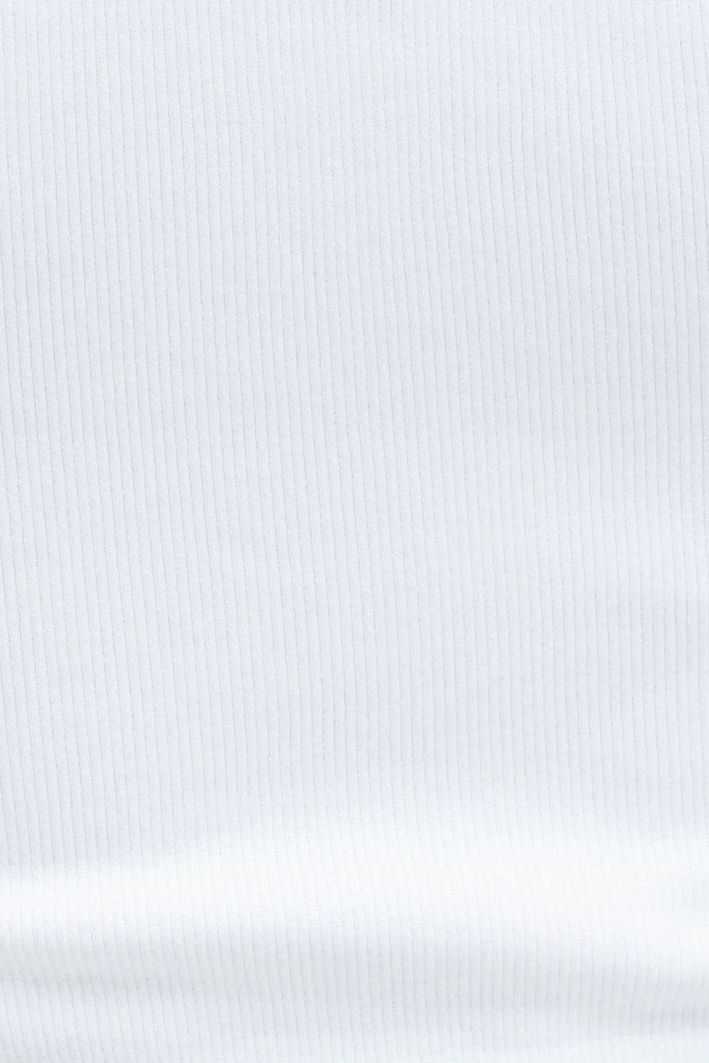 White Singlet Top Seamless