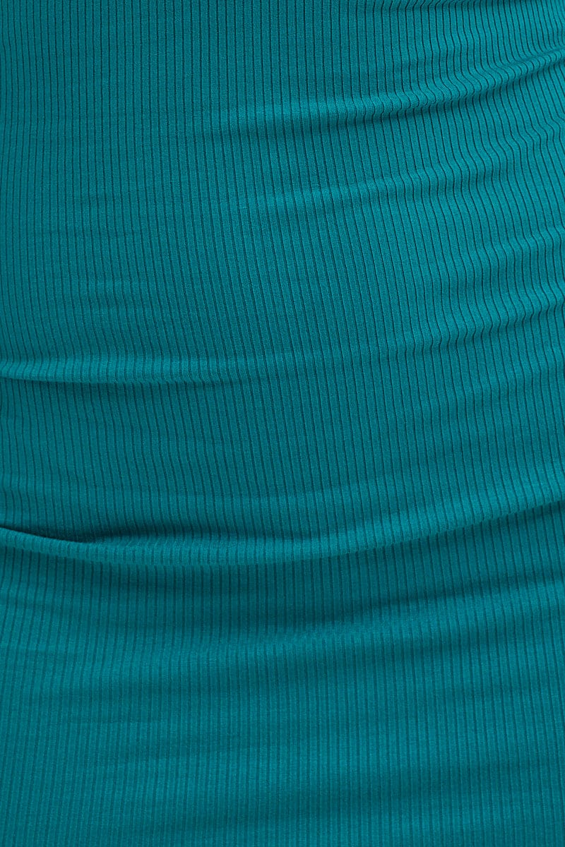 Green Bodycon Dress Evening Mini