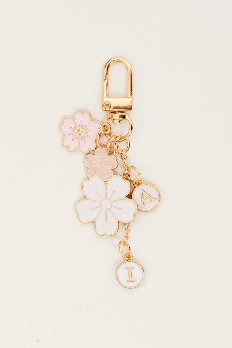 Multi Sakura Keyring