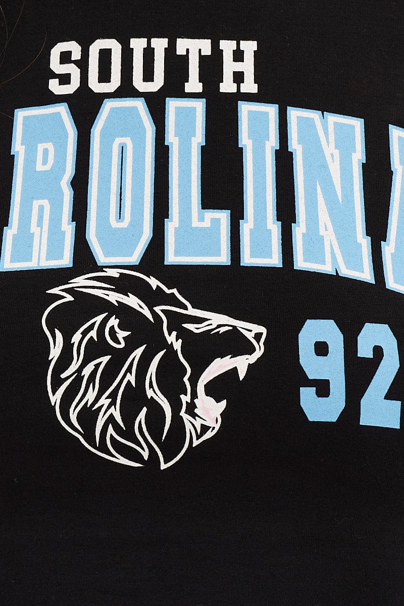 Black Cropped Baby Tee