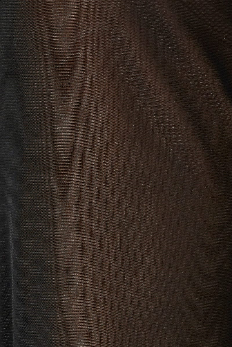 Black Ruffle Beach Pants