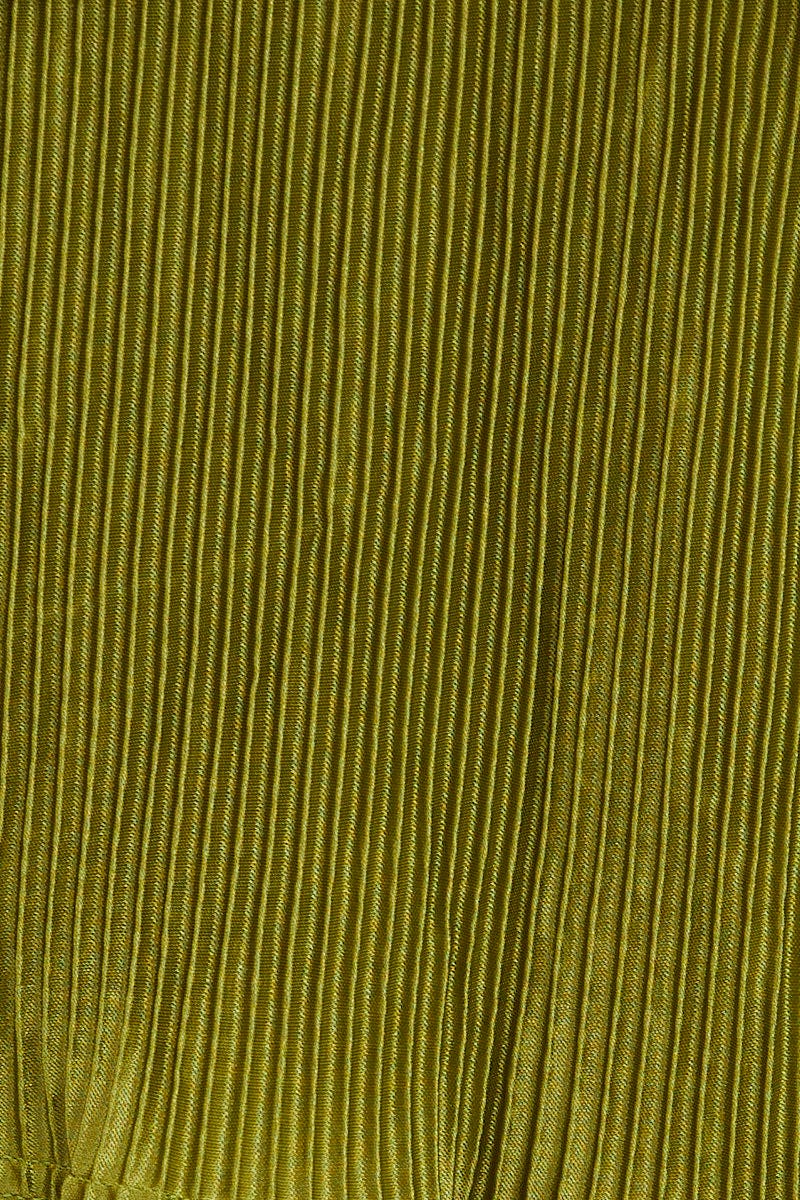 Green High Waist Shorts