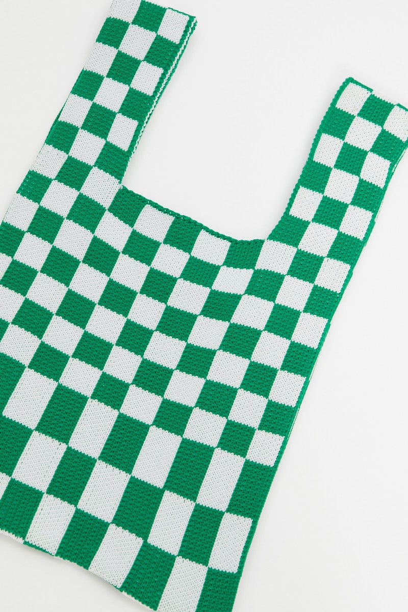 Green Crochet Bag
