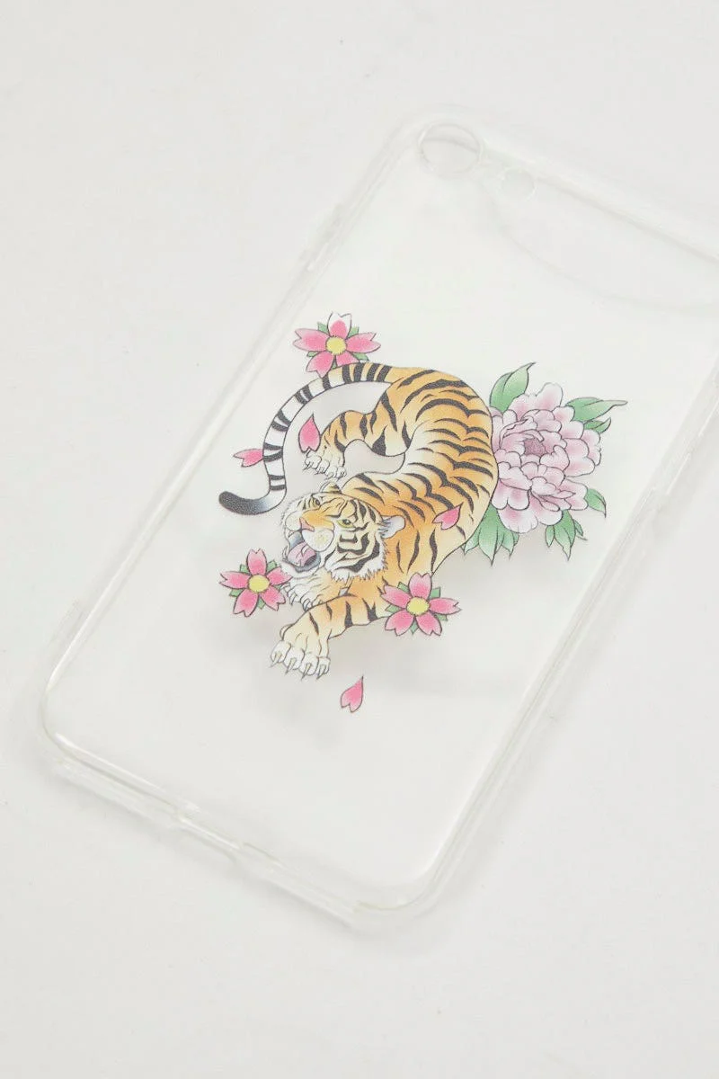 Print Tiger Flower Print Iphone 7 And 8 Case