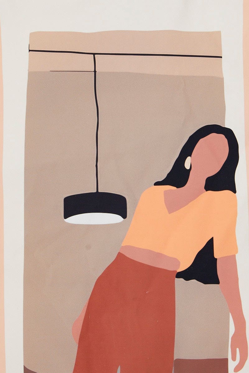 Print Girl Illustration Print A3 30Cm X 40Cm