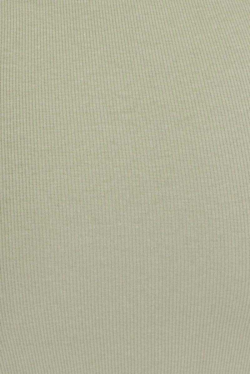 Green Dress Sleeveless Scoop Neck