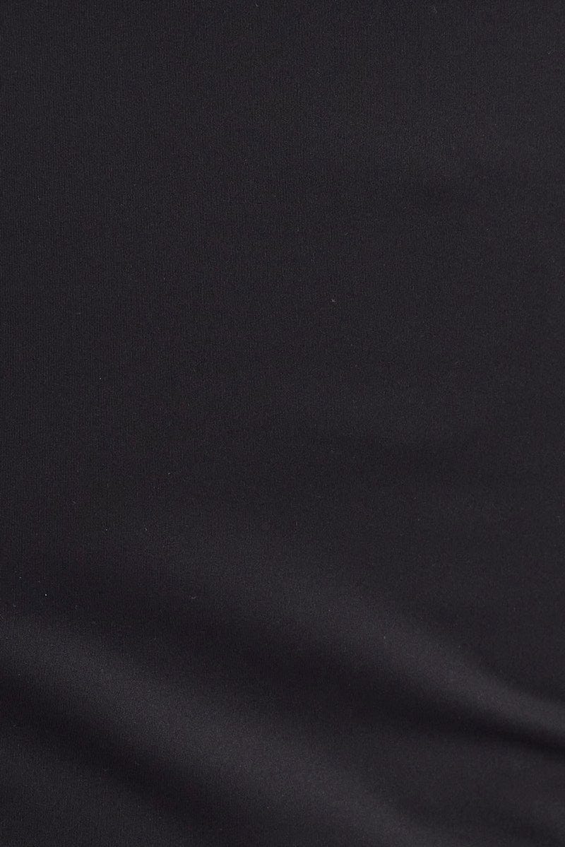 Black Tank Top Square Neck Supersoft