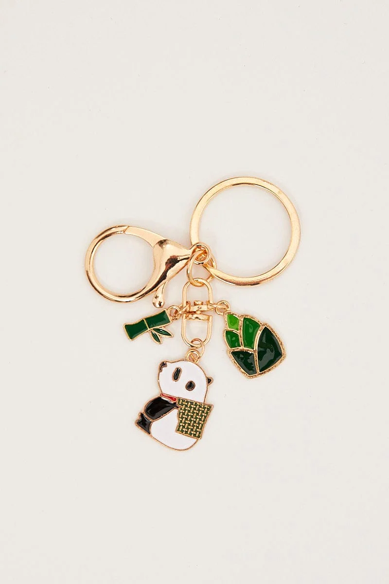 Multi Panda Keyring