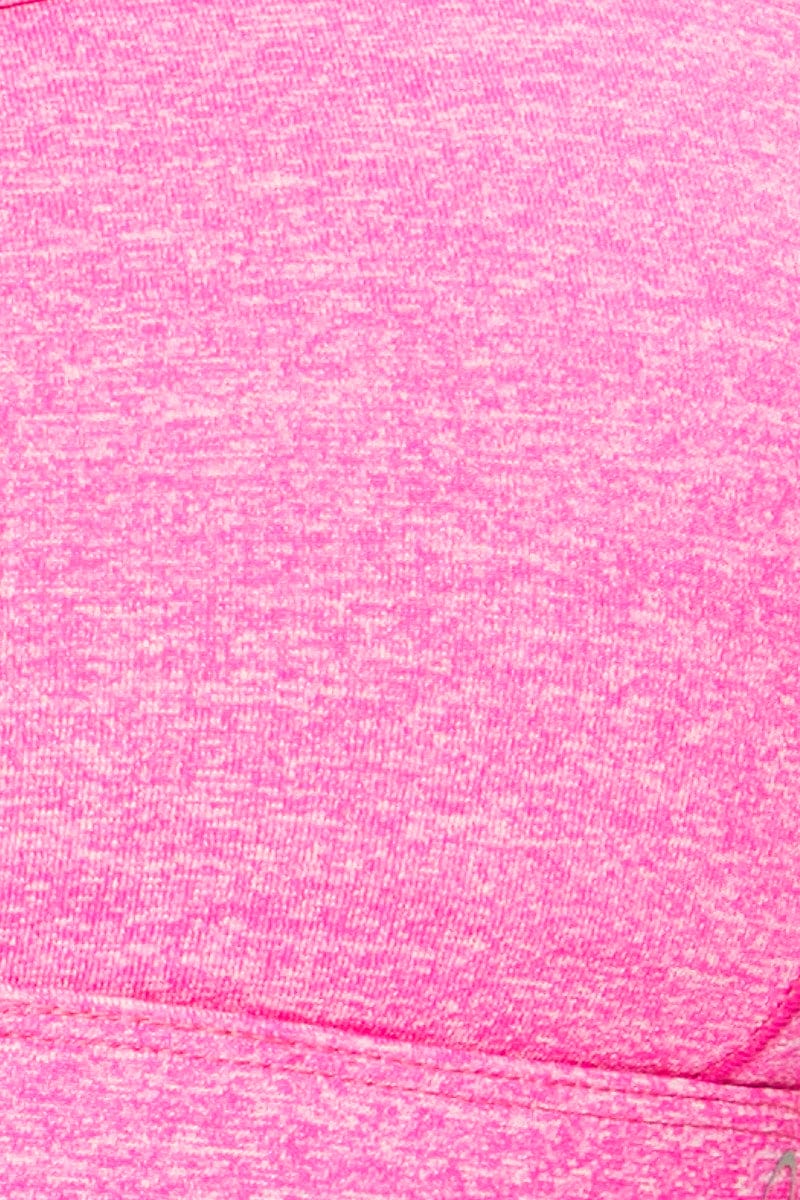 Pink Active Cross Back Sports Bra