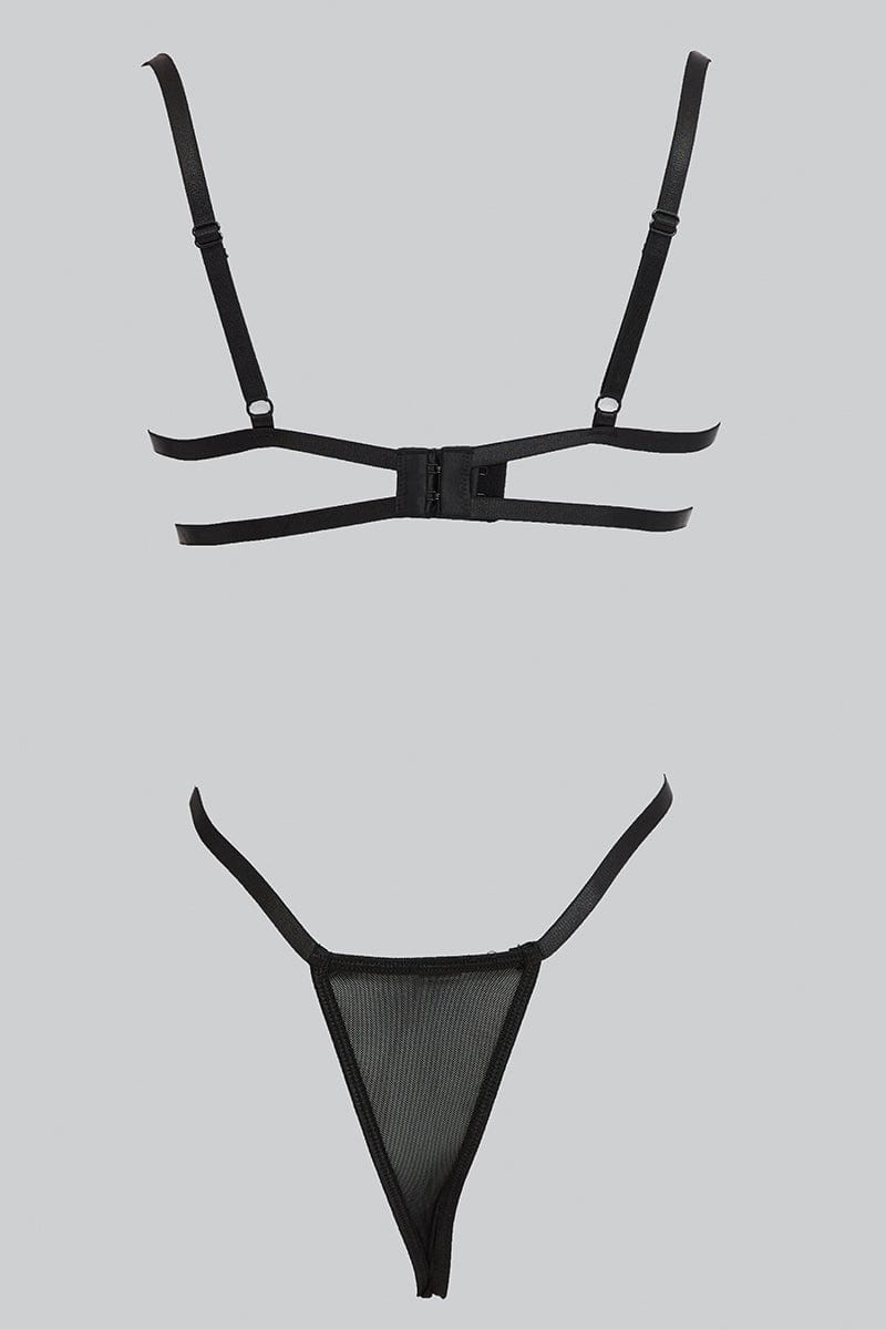 Black Lace Lingerie Set