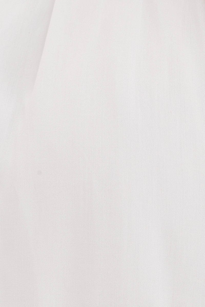 White Chiffon Skater Dress