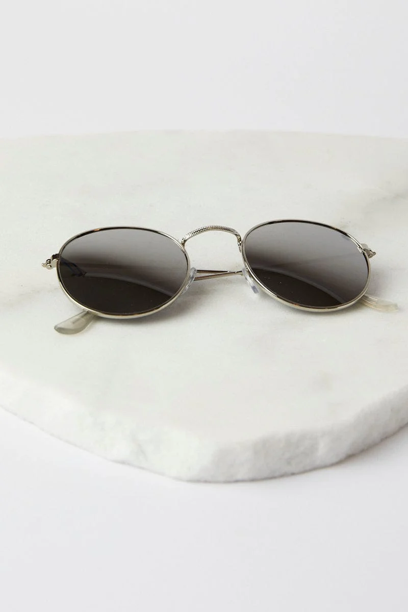 Silver Fashion Sunglasses